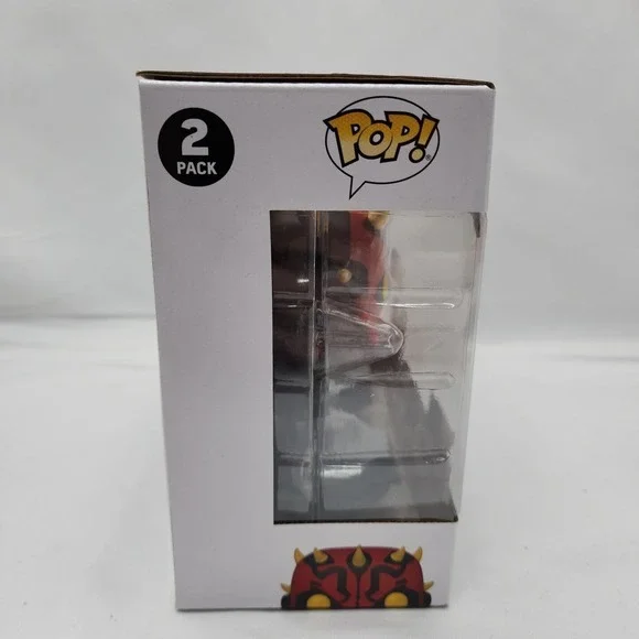 Funko Pop Star Wars Darth Maul Gar Saxon 2 Pack Limited Edition Glow in Dark - Picture 4 of 6